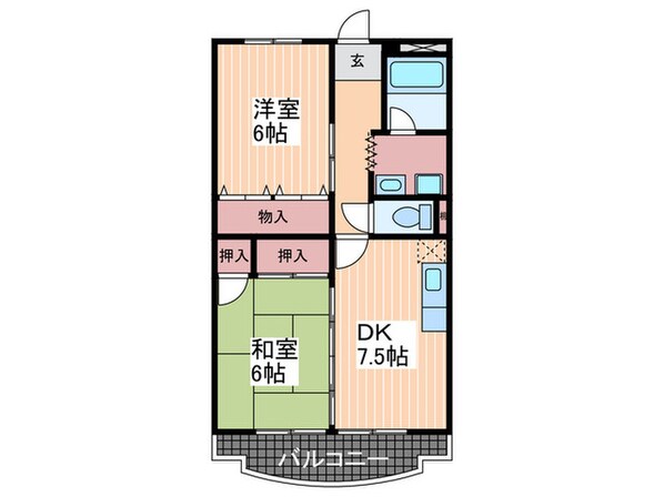 ヴィラ・オーキッドの物件間取画像